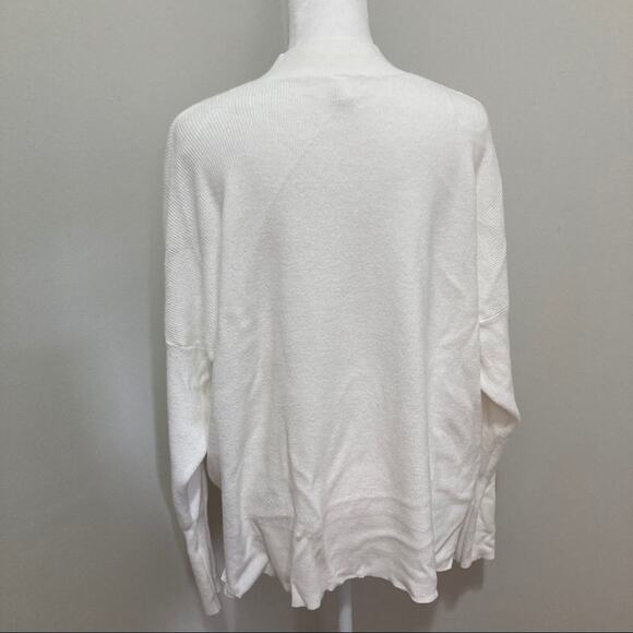 dreamers Winter White Sweater size S NEW Slouchy Soft Rib Stitch - Picture 6 of 9